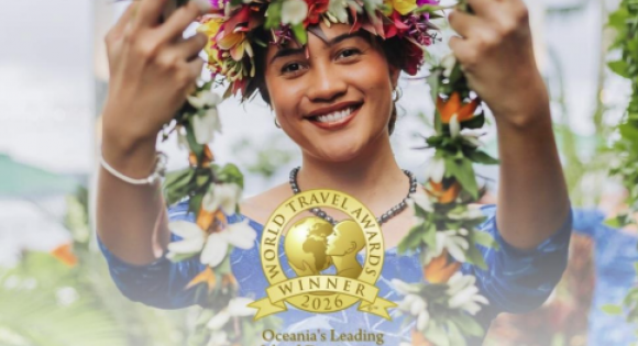Cook Islands Named Oceania’s Leading Island Destination for Fourth Consecutive Year